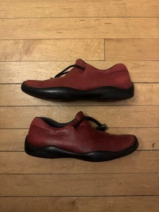 Archive PRADA Vintage Slip On Sneakers Leather Loafers Vibram Soles 1990 Size 36 - Picture 1 of 12