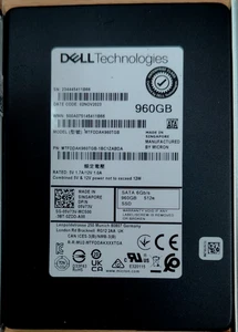 Dell 960GB SATA SSD – 05V73V / MTFDDAK960TGB 2.5" 6Gb/s Enterprise SSD - Picture 1 of 2