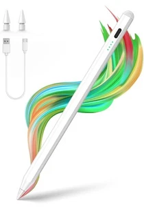 Stylus Pen for iPad 2018-2024, Ultra-Fast 20-Min Charge for Apple Pencil,... - Picture 1 of 8