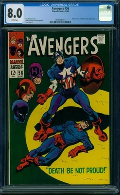 Avengers #56 CGC 8.0 WH - Image 1 of 2