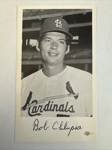 BOB CHLUPSA 1970 St. Louis Cardinals Team Issued Postcard Photocard - Picture 1 of 2