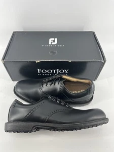 Footjoy Myjoys Golf Shoes 52270 Traditional Professional Black 11 Extra Narrow - Picture 1 of 2