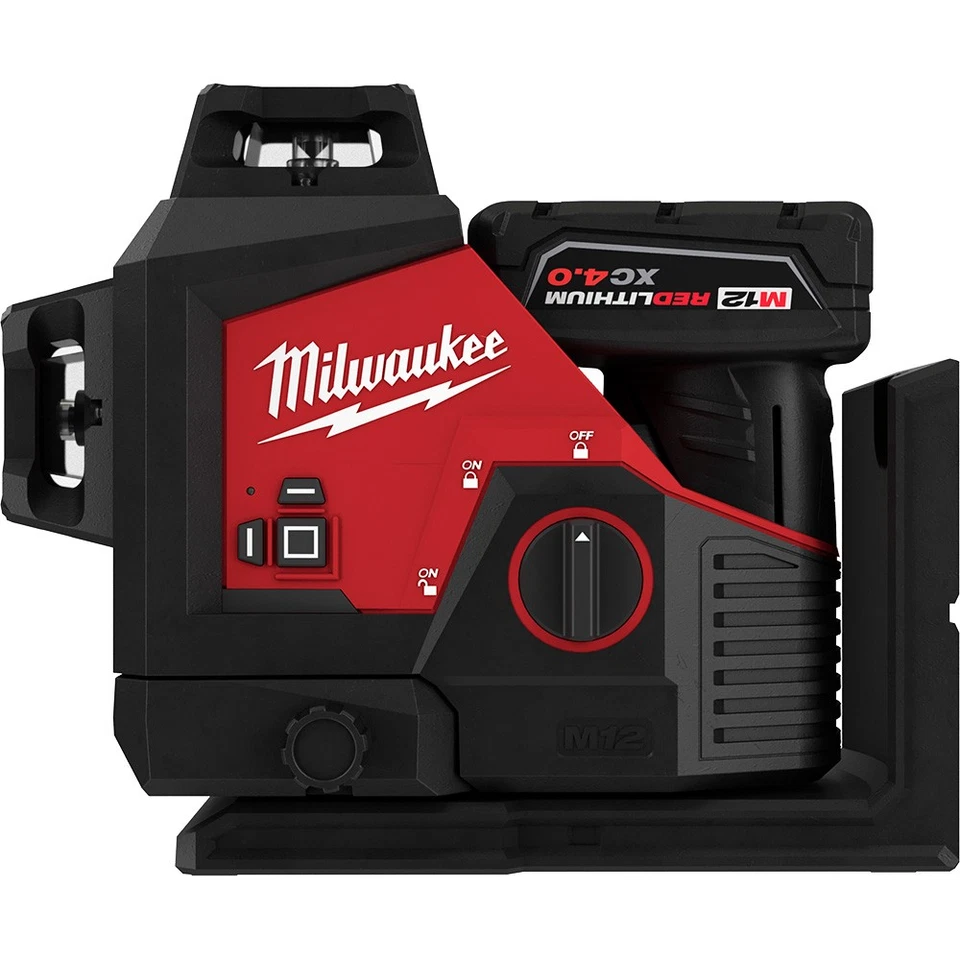 Milwaukee 3632-21 M12 Green 360 Degree 3-Plane Laser Kit