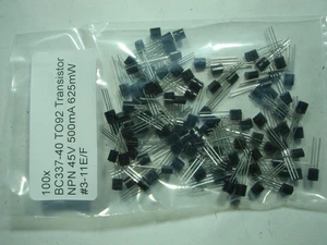 100x BC337-40 TO92  Transistor NPN 45V 500mA 625mW #3-11E/F#043b - Picture 1 of 4
