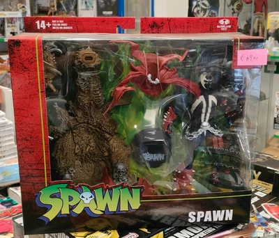 McFarlane Spawn Universe - Spawn Deluxe Set (On Throne) 1/12 action figure - Immagine 1 di 2