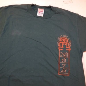 VINTAGE JERZEES MOLOKA'I NUI A HINA HAWAIIAN HAWAII ART TEE T SHIRT Mens M  - Picture 1 of 4