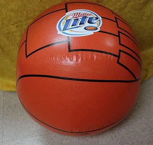 NOS NCCA MILLER LIGHT INFLATABLE BASKET BALL Man Cave - Picture 1 of 1