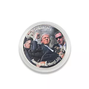 Silber-Gedenkmünze 2024 Donald Trump Präsident Trumps trotzige Faust - Bild 1 von 13