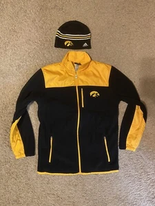 iowa hawkeyes Hat And Jacket Size 18/20 Adidas EXCELLENT!! - Picture 1 of 3