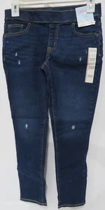 CAT & JACK Girl’s Mid-Rise Pull-On Denim Stretch Jeggings Size 10 Plus - Picture 1 of 16