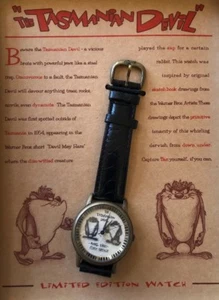 TASMANIAN DEVIL WB LMTD ED WATCH 1208/2500 VINTAGE 1996 COMPLETE RETIRED PACKAGE - Picture 1 of 6