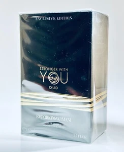 Stronger With You OUD Men Emporio Armani Eau de Parfum Spray 3.4 oz - Picture 1 of 4