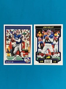 2023 + 2024 Score Jim Kelly Football Card Lot Buffalo Bills - Picture 1 of 2