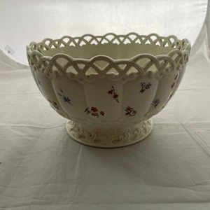 Lenox POSY BASKETS Centerpiece Bowl floral footed 6249320. 10" Wide x 6" - Picture 1 of 9