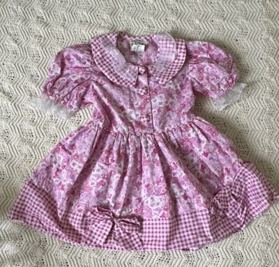 Vestido infantil Rachel anos 90 - Imagem 1 de 4