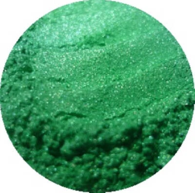 GREEN EMERALD Mica Cosmetic Grade Superfine Colourant, Shimmer - Image 1 of 3