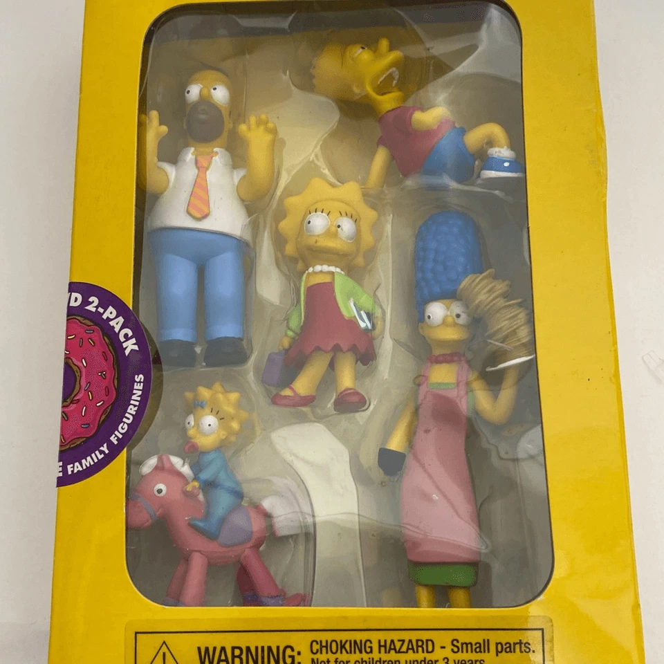 Juego de 5 estatuillas de PVC Homer Bart Lisa Maggie Marg multicolor OS Foto 1 de 4
