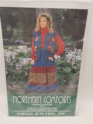 Northern Comforts Sewing Pattern by Indygo Junction Inc. (Vest & Skirt, S - XL) - Image 1 of 2
