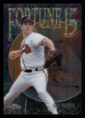 1999 Topps Chrome Fortune 15 #FF9 Greg Maddux - Image 1 of 2