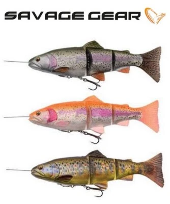 Savage Gear 4D Line Thru Trout 15cm-35g Angeln, Wobbler, Köder,Hecht,Raubfische - Bild 1 von 4