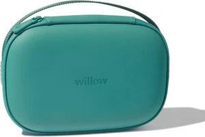 Estuche de transporte extractor de leche Willow verde azulado, uso con extractores de leche portátiles manos libres - Imagen 1 de 3