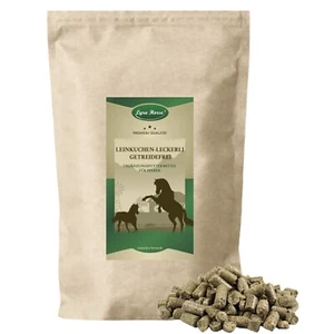 5 kg Leinkuchen Leckerli getreidefrei Pferdefutter Belohnung Pferde Lyra Horse® - Bild 1 von 7