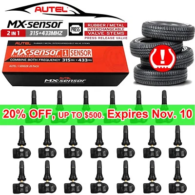 Autel 1-Sensor - Granel de (20) Válvula de presión de goma  Foto 1 de 4