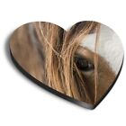 Heart MDF Magnets - Clydesdale Horse Shire Working #12392