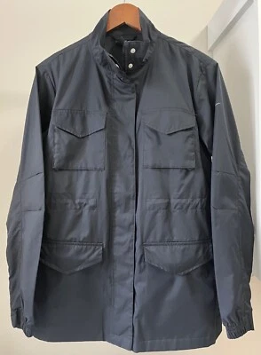 Nike Sportswear Mujer M65 Chaqueta Tejida Negra Mediana Cremallera Completa Bolsillos Calce Suelto Foto 1 de 4