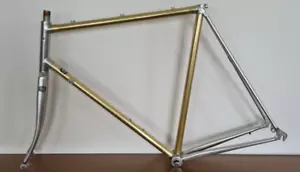 Rennrahmen VITUS DURALINOX 979 gold 59 cm + Gabel + Bador Innenlager NOS - Bild 1 von 9