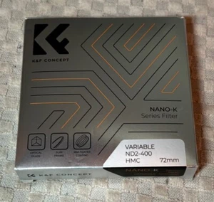 K&F Concept 72mm Variable ND Filter ND2-ND400 Nano-X Series HMC - Picture 1 of 5