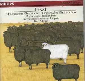 FRANZ LISZT 1986 Philips CD in Ex condition 6 HUNGARIAN RHAPSODIES Kurt Masur - Picture 1 of 2