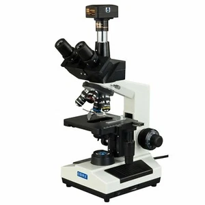 OMAX 40X-2500X Super Speed USB3 5MP Digital Compound Trinocular LED Microscope - Picture 1 of 8