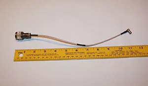 RF Patch Cable RG316 N male to SMB fem right angle 12" - Picture 1 of 1