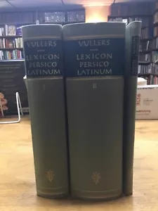 Lexicon Persico Latinum, Vol 1, 2, 3, Johann August Vullers, Latin Edition - Picture 1 of 9