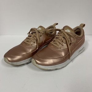 nike black & gold air max thea trainers