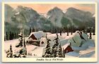 Postcard  Mount Rainier National Park Paradise Inn In Mid-Winter WA Unposted