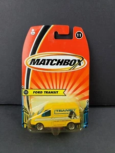 2005 Matchbox Hero City Ford Transit Moving Van #11 Yellow H5795 Diecast NEW - Picture 1 of 9