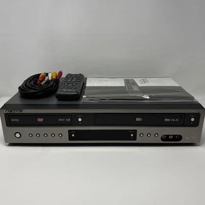 Go Video DV2130 4-Head Stereo Hi-Fi VHS DVD VCR w/Remote  *DVD DOESN’T WORK* - Image 1 of 4