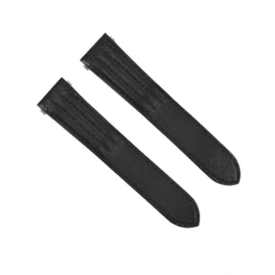 20MM LEATHER STRAP BAND FOR CARTIER ROADSTER XL W62032X6 W62020X6  RELEASE BLACK - Image 1 of 4