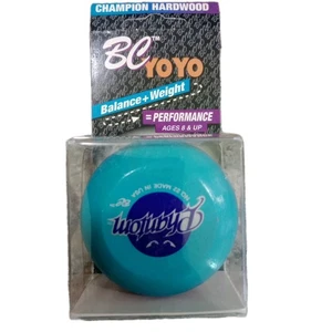 Vintage Champion Hardwood YO YO, BC yo-yo Phantom #22, Blue & Purple 1996 USA - Picture 1 of 9
