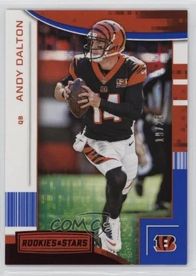 2018 Panini Rookies & Stars Red & Blue /25 Andy Dalton #66 - Image 1 of 2