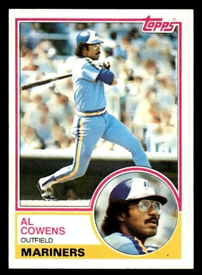 1983 Topps #763 Al Cowens Card Seattle Mariners - Image 1 of 2