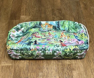 Borsa cosmetica Estee Lauder zip top fiore stampa mokshini - nuova senza etichette - Foto 1 di 7