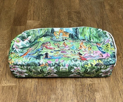 Bolso de Cosméticos Estee Lauder Cremallera Superior Flor Tirar Estampado Mokshini - Nuevo Sin Etiquetas Foto 1 de 4