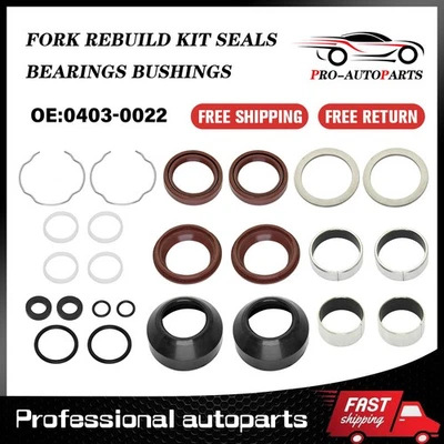 ✅Kits de reconstrucción de aceite para polvo de sello de buje de horquilla para Harley Road Glide/King Street Glide Foto 1 de 4