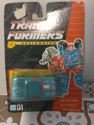 Transformers G1/G2 Hotrider Turbofire Autobot Axelerator Hasbro 1992 Europe NOC - Image 1 of 4