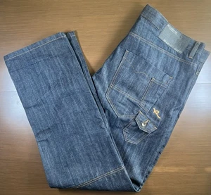 VTG Rocawear Jeans Mens 40x34 Blue Denim Hip Hop Baggy Wide Skater Grunge Y2k - Picture 1 of 4