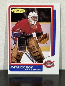 1986-87 O-Pee -Chee OPC #53 Patrick Roy Rookie RC HOF - Picture 1 of 4