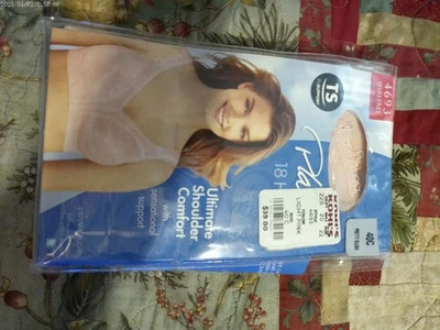 Pink Playtex Ultimate Shoulder Support 18 Hour 4693 Wire Free Bra 42B *NEW* - Image 1 of 3
